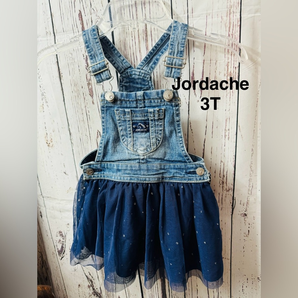 Overalls with Glitter Skirt